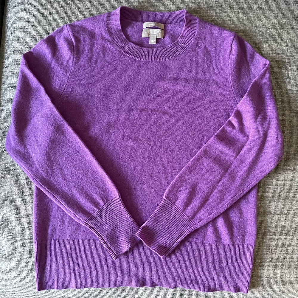 JCrew Classic Fit Cashmere Crew M